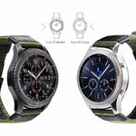 For Samsung Gear S3 Frontier / Classic Smart Quick Release Adjustable Nylon Watch Band, 20mm, 22mm