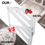 Acrylic Triangle Shower Pot Hollow Bracket