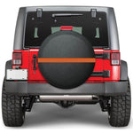 Thickened Imitation Leather Car Tire Protector Spare Tire Cover With Reflective Stripes, 14inch, 15inch, 16inch, 17inch