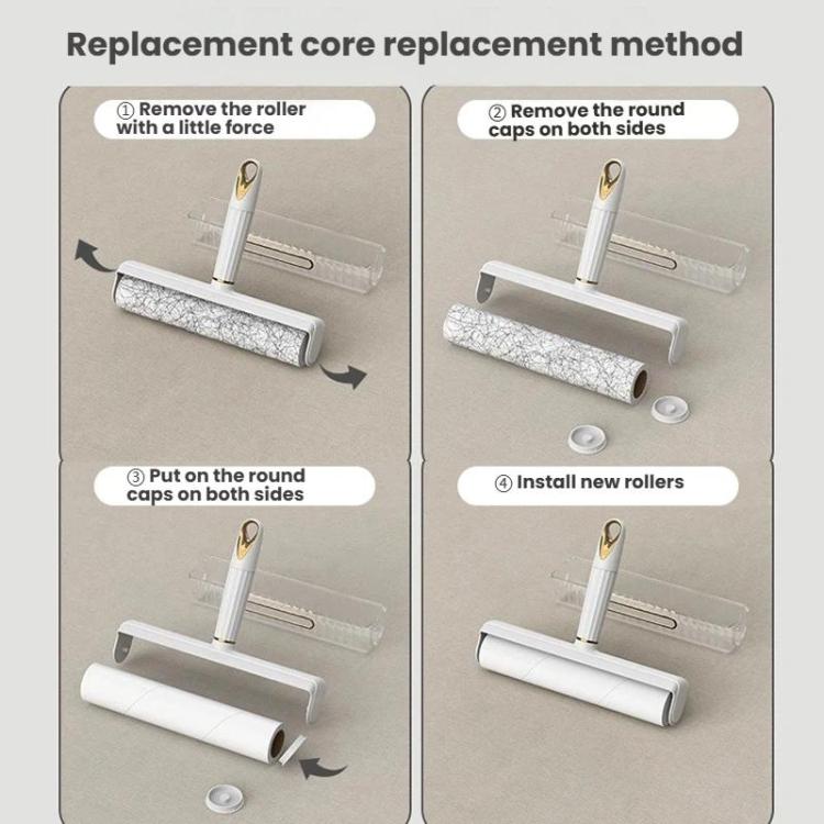 Peelable Tape Lint Roller Clothing Lint Remover, 16cm Blue, 16cm White, 16cm Green, 24cm Blue, 24cm White, 24cm Green