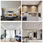 RGB+White Light Ceiling Lamp Round Recessed Dimmable Ceiling Light With Remote Controller, IR Remote 10W 220V, IR Remote 10W 85-265V, IR Remote 15W 220V, IR Remote 15W 85-265V