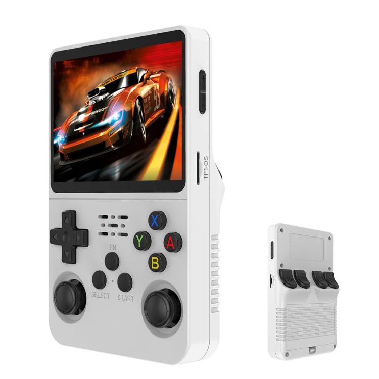 Console de jeu portable rétro R36S, système Linux, écran 3,5 pouces, version avec une seule carte TF (64 Go ou 128 Go).