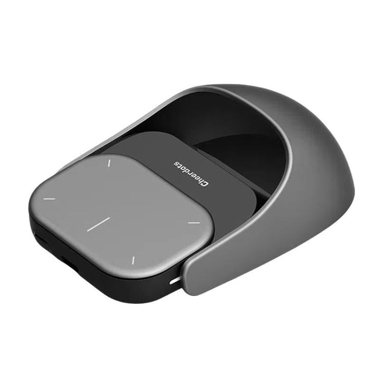 Cheerdots 2 Smart Magnetic Split Air Mouse Wireless Charging Bluetooth Dual Mode Mouse, Black Basic, Dark Grey Basic, Black Recording, Dark Grey Recording