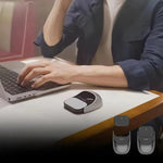 Cheerdots 2 Smart Magnetic Split Air Mouse Wireless Charging Bluetooth Dual Mode Mouse, Black Basic, Dark Grey Basic, Black Recording, Dark Grey Recording