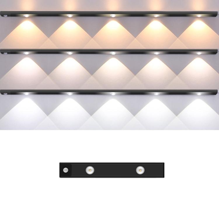 Rechargeable Motion Sensor Light Bar Cabinet Wardrobe Lamp With Remote Control, 20cm, 30cm, 40cm, 60cm, 80cm