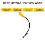 Palminfo Android Navigation Cable 7-Heads Audio Cable 16 Pin Power Cord GPS Antenna 4 Pin 6 Pin USB Cable Rear View Line, 6pcs / Set