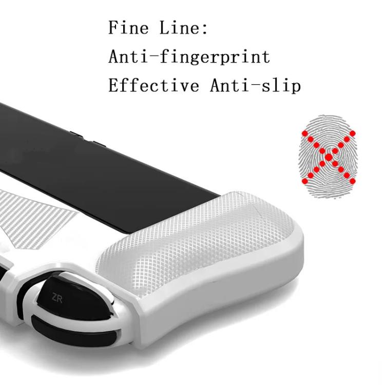 Coque de protection intégrée en TPU pour console OLED Switch avec 2 emplacements pour cartes de jeu