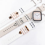 5pcs / Set 20mm Width Smart Watch Silicone Band Decorative Ring Metal Accessories, Gold 1, Silver 2, Rose Gold 3, Rose Gold 4, Silver 5, Rose Gold 6, Gold 7, Rose Gold 8, Gold 9