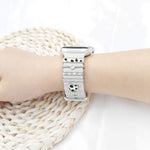 5pcs / Set 20mm Width Smart Watch Silicone Band Decorative Ring Metal Accessories, Gold 1, Silver 2, Rose Gold 3, Rose Gold 4, Silver 5, Rose Gold 6, Gold 7, Rose Gold 8, Gold 9