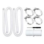 32mm Pool Hose + Connector + Screwdriver For Intex 300 GPH/530 GPH, 1.5m White Hose, 1.5m Blue Hose, 1m Blue Hose, 1m White Hose