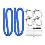 32mm Pool Hose + Connector + Screwdriver For Intex 300 GPH/530 GPH, 1.5m White Hose, 1.5m Blue Hose, 1m Blue Hose, 1m White Hose