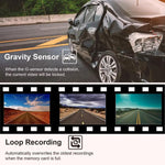 WIFI Connected 4K Three-Lens Car Driving Recorder, G79