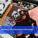 Pour Steam Deck, 10 touches de tranche L1 R1, micro-interrupteurs L1 R1