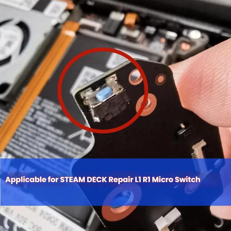 Pour Steam Deck, 10 touches de tranche L1 R1, micro-interrupteurs L1 R1