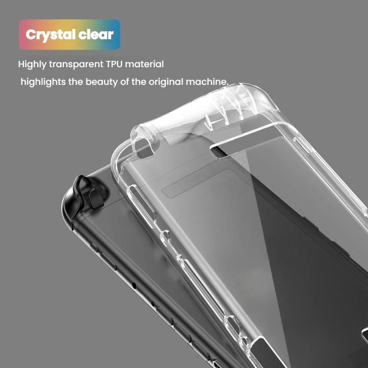 For Nintendo Switch 2 TPU Transparent One-piece Case Anti-Slip Full-Body Protective Cover, TPU One-piece Case