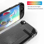 Coque transparente fendue en TPU+PC pour Nintendo Switch 2, coque antichoc, coque fendue en TPU+PC à motif diamant