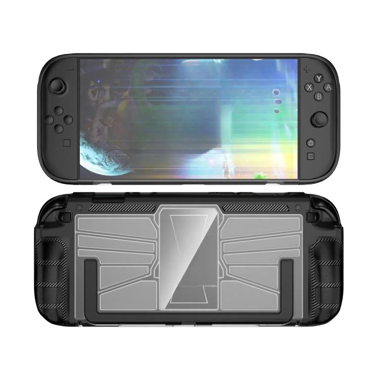 Coque monobloc antichoc en TPU et PC pour console Nintendo Switch 2, disponible en noir et blanc.