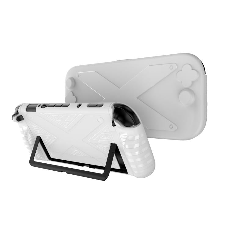 For Nintendo Switch 2 PC + TPU Split Cover With Panel Set Protective Shell, PC + TPU Panel Black, PC + TPU Panel White