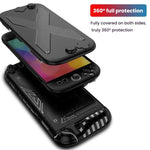 For Nintendo Switch 2 PC + TPU Split Cover With Panel Set Protective Shell, PC + TPU Panel Black, PC + TPU Panel White