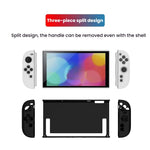 For Nintendo Switch 2 PC + TPU Split Cover With Panel Set Protective Shell, PC + TPU Panel Black, PC + TPU Panel White