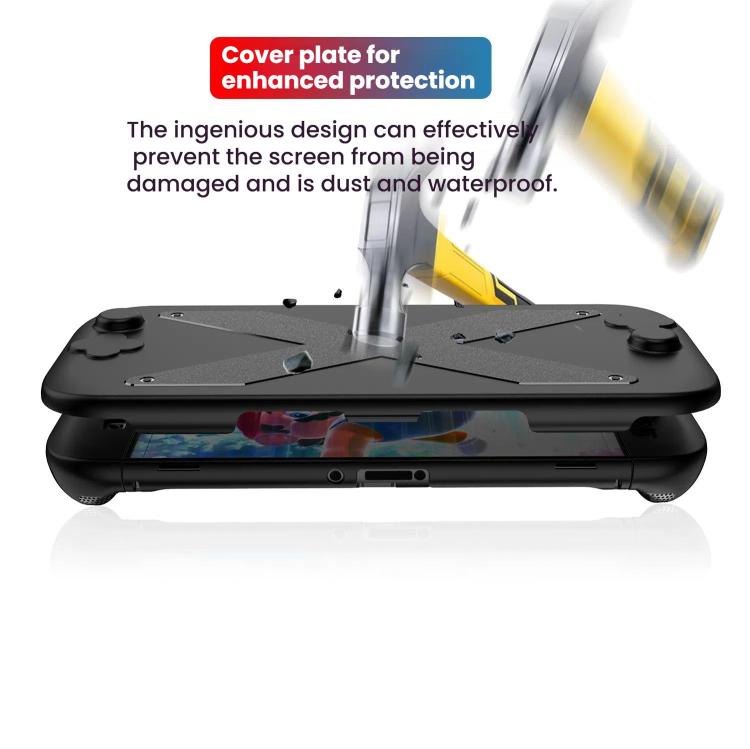 For Nintendo Switch 2 PC + TPU Split Cover With Panel Set Protective Shell, PC + TPU Panel Black, PC + TPU Panel White