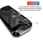 For Nintendo Switch 2 PC + TPU Split Cover With Panel Set Protective Shell, PC + TPU Panel Black, PC + TPU Panel White