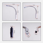5sets ZTTO Bicycle V Brake Bend Accessories Brake Cable Dust Protective Cover, 4pcs / Set