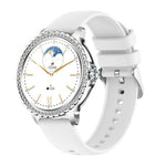 Bluetooth Calling AI Voice Assistant Life Waterproof Sports Smartwatch, Black Silicone Strap, Gold Pink Silicone Strap, Silver Gray Silicone Strap, Gold Rough Steel Strap+Pink Silicone Strap, Silver Rough Steel Strap+Gray Silicone Strap                ...