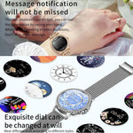Bluetooth Calling AI Voice Assistant Life Waterproof Sports Smartwatch, Black Silicone Strap, Gold Pink Silicone Strap, Silver Gray Silicone Strap, Gold Rough Steel Strap+Pink Silicone Strap, Silver Rough Steel Strap+Gray Silicone Strap                ...