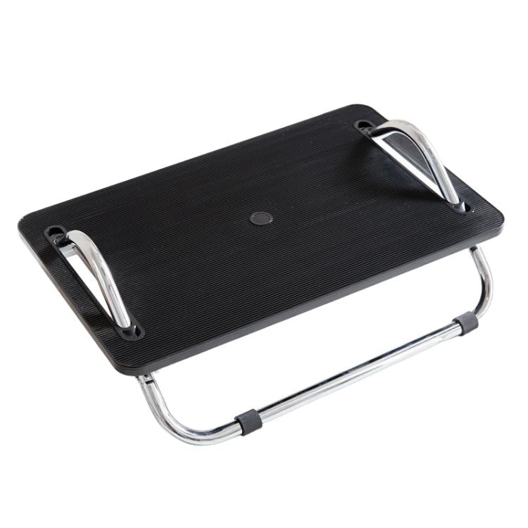 Adjustable Under Desk Foot Rest  for Office Ergonomics, Anti-Cross Leg Design Foot Stool, Metal Tube Black, Metal Tube Gray