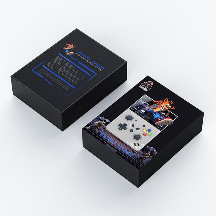 R43 Pro Handheld Game Console 4K HD 4.3-Inch Screen Home Portable Video Game Player, Translucent Black 64G, Gray 64G, Translucent Black 128G, Gray 128G