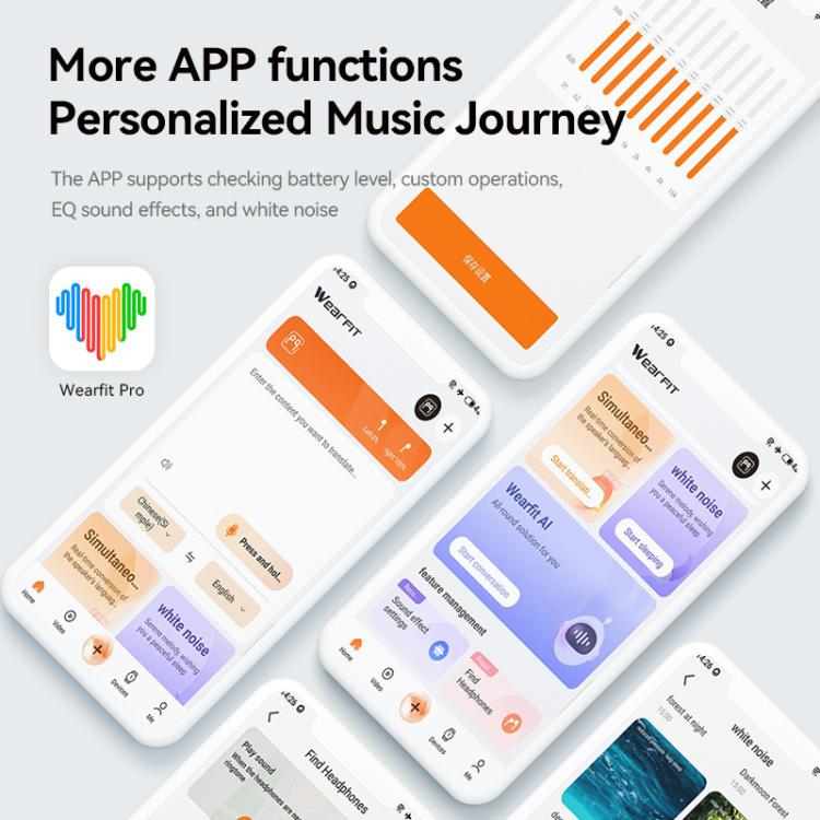 M127 AI Smart Translation Bluetooth Earphones