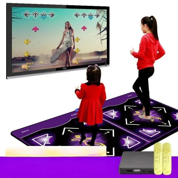 Wireless TV Dual-Player Motion-Sensing Dance Mat with HDMI Port & 16GB Memory Card, 040