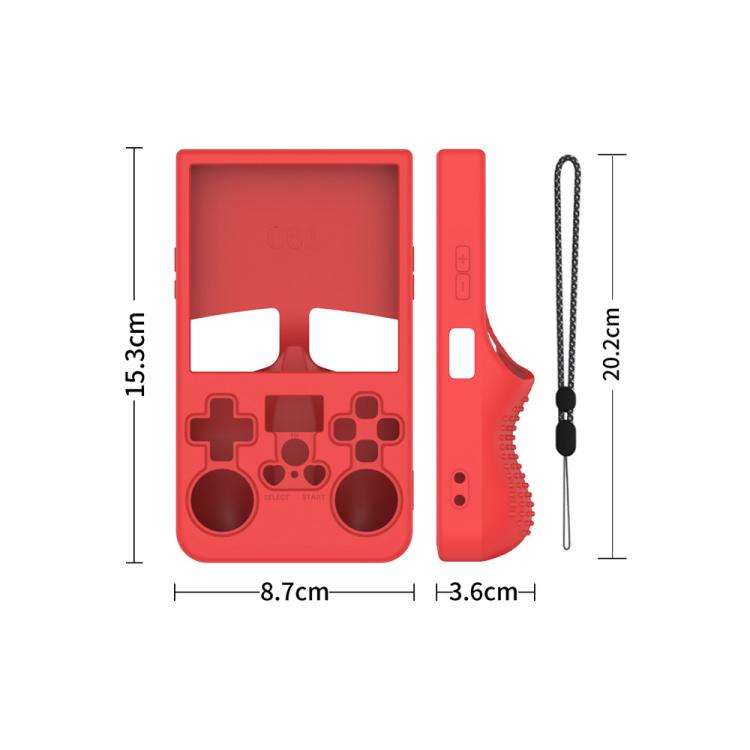Housse de protection en silicone anti-poussière pour consoles de jeux portables R36 MAX