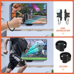 JYS NS2281 pour Nintendo Switch 2 Sports Kit de sport 9 en 1 Accessoires de jeu Poignées gauche et droite