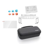 DOBE TNS-5112 For Switch 2 10 In 1 Host Storage Bag+Crystal Case+Tempered Film+Rocker Caps Drop Protection Set