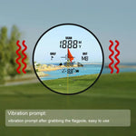 PGM JQ018 Mini Magnetic Slope Compensated Golf Pocket Rangefinder 1200 Yards