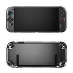 For Nintendo Switch 2 Crystal Shell Case Split Gamepad Transparent Protective Cover