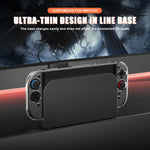 For Nintendo Switch 2 Crystal Shell Case Split Gamepad Transparent Protective Cover