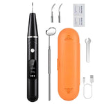 Pet Ultrasonic Teeth Cleaner Dog Tooth Brushing Kit Plaque Tartar Remover Dental Care Tool, With 3pcs Kit (White), With 3pcs Kit (Black), With Gift Box Oral Mirror (White), With Gift Box Oral Mirror (Black)