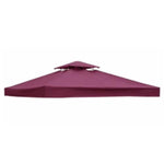 3x3m  Garden Gazebo Top Cover Canopy Replacement Top Patio Roof Awning for Outdoor Terrace, Garden Tent, Pergola
