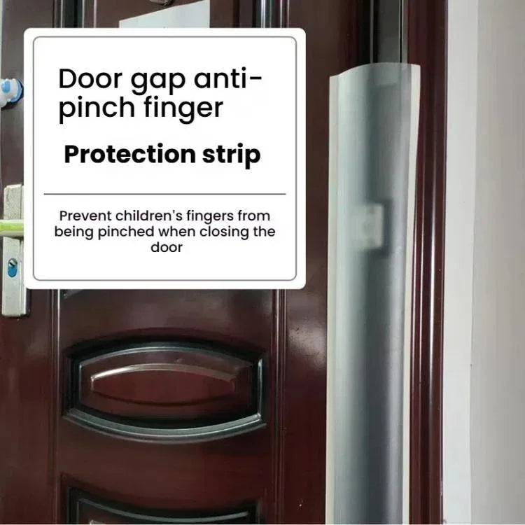 Anti-pinch Hand Door Hinge Protector Cover Home Baby Safety Door Sealing Self-adhesive Protection Strip, 120x18cm, 120x10cm