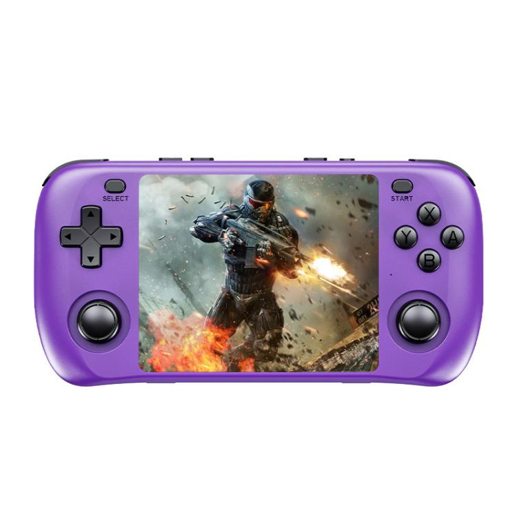 Console de jeux rétro PSP H36S avec écran IPS HD de 3,5 pouces, système Linux, console de jeux vidéo portable GBA, 64 Go, 128 Go
