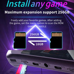 Console de jeux rétro PSP H36S avec écran IPS HD de 3,5 pouces, système Linux, console de jeux vidéo portable GBA, 64 Go, 128 Go