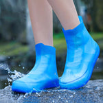 Thickened Wear-Resistant Waterproof Silicone Rain Shoe Cover, S 31-33, M 34-36, L 37-39, XL 40-42, XXL 43-45