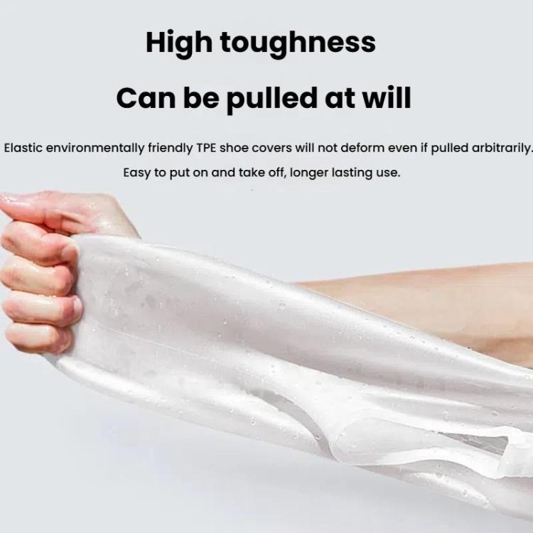 Thickened Wear-Resistant Waterproof Silicone Rain Shoe Cover, S 31-33, M 34-36, L 37-39, XL 40-42, XXL 43-45