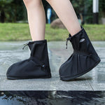 Cycling Outdoor Thick Wear-Resistant Mid-Tube Rain Boots, S 36-37, M 38-39, L 40-42, XL 43-45, XXL 46-47