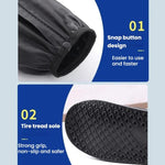 Cycling Outdoor Thick Wear-Resistant Mid-Tube Rain Boots, S 36-37, M 38-39, L 40-42, XL 43-45, XXL 46-47