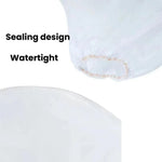 Outdoor Disposable Waterproof PVC Shoe Covers, Low-tube White, Mid-tube White