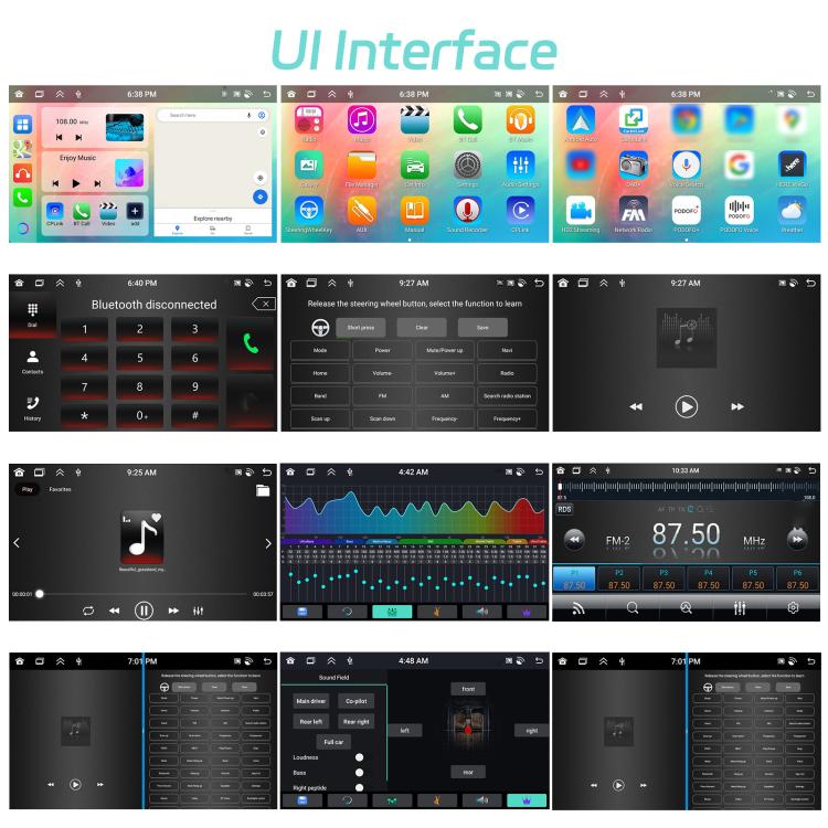 For Alfa Romeo MITO 2008-2016 7 inch Horizontal Screen Android 15 Carplay Car Center Control Integrated Machine, 4+64G, 2+64G